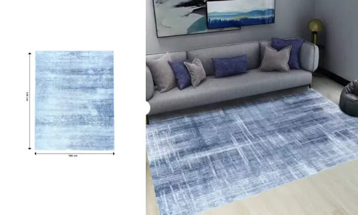 160 x 230 cm Nunavut Velvet Print Rug - Fine Livin