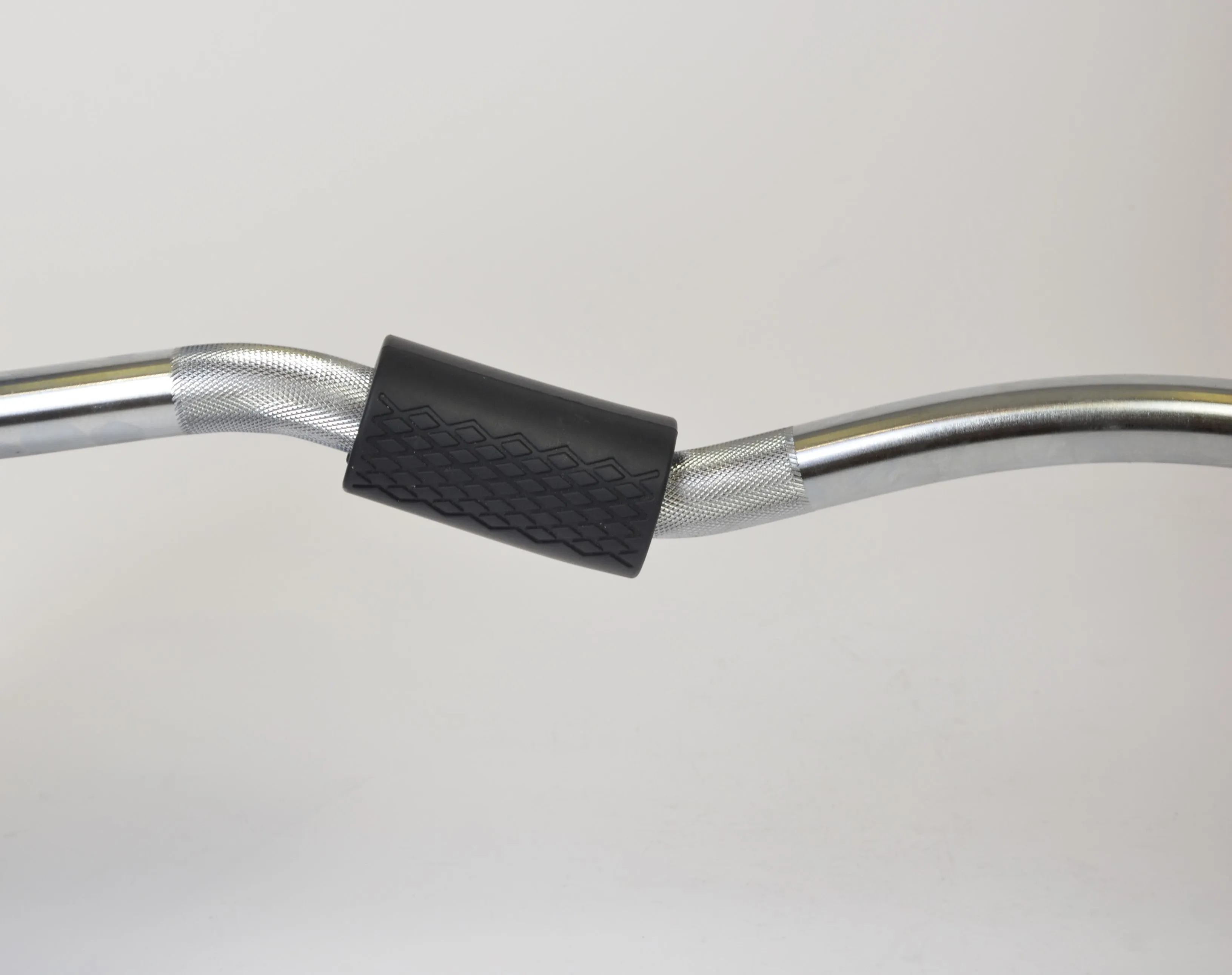 4FT OLYMPIC CHROME PLATED EZ CURL BAR WITH SPRING COLLARS