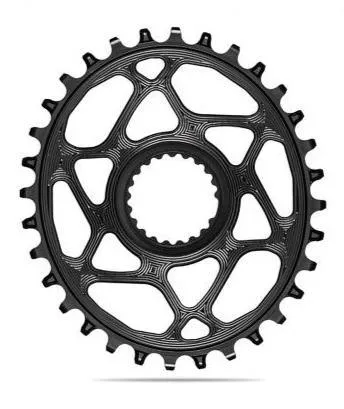 AbsoluteBlack Shimano 1x Oval 12 Speed Chainring (Black)