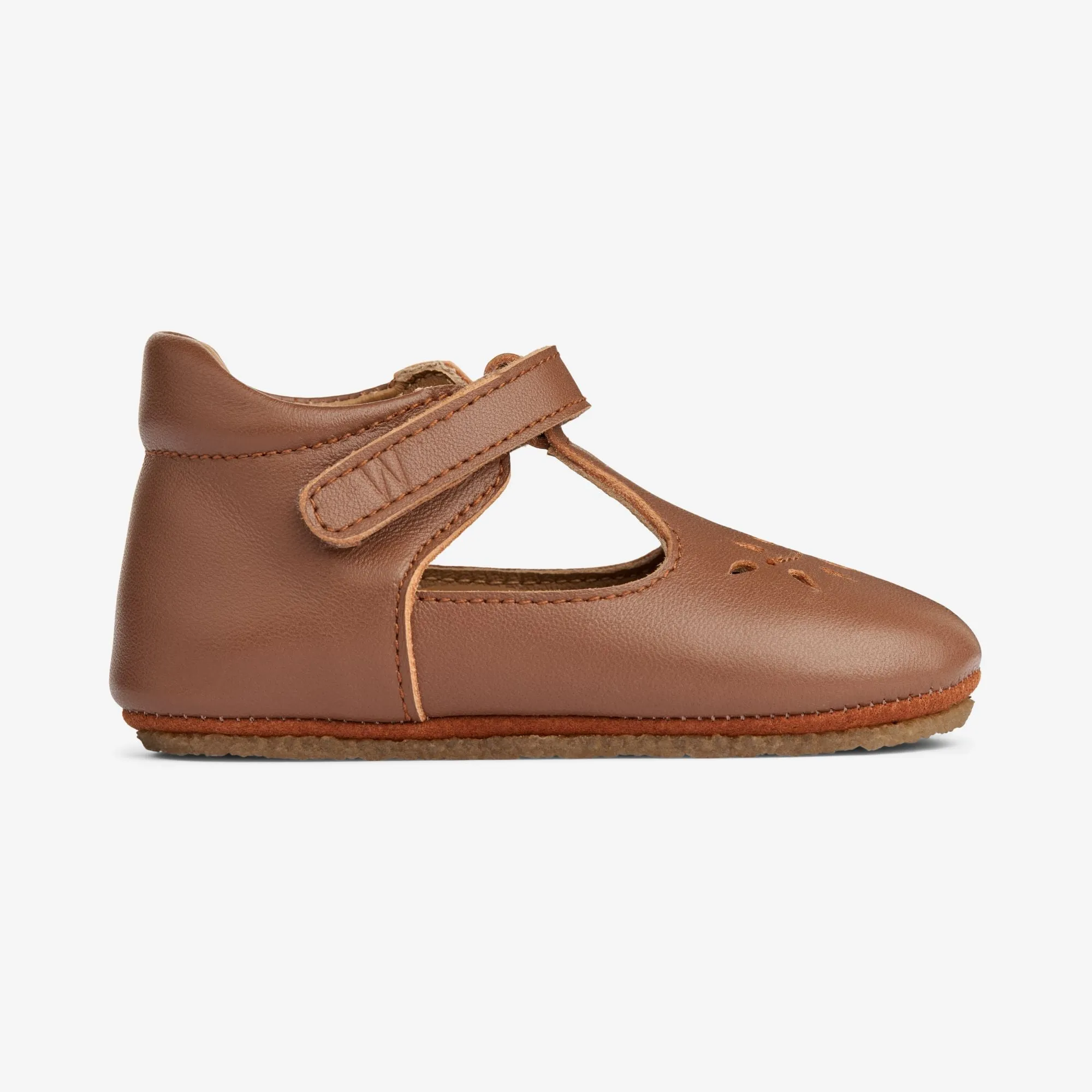 Adele Mary Jane Indoor Shoe | Baby - cognac