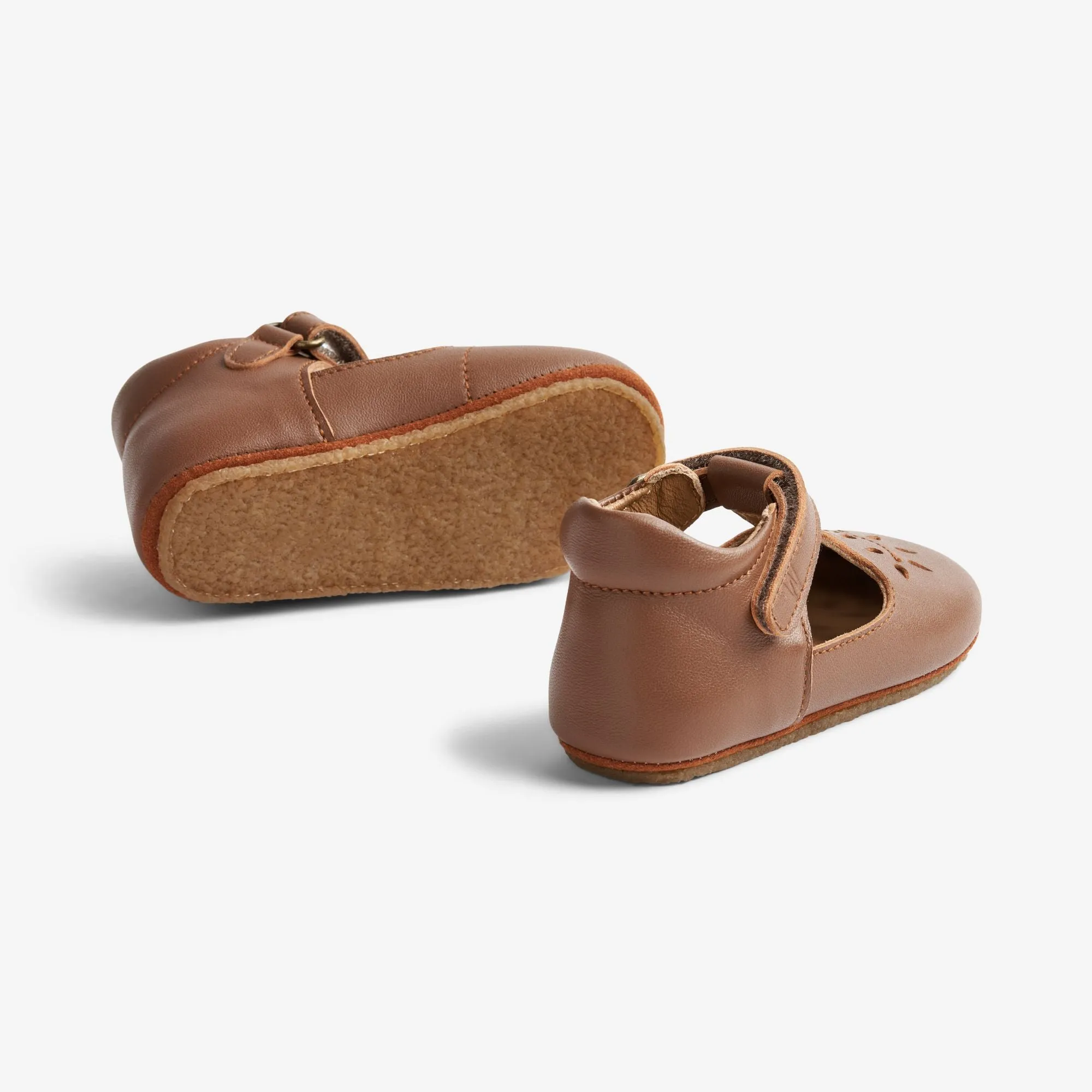 Adele Mary Jane Indoor Shoe | Baby - cognac