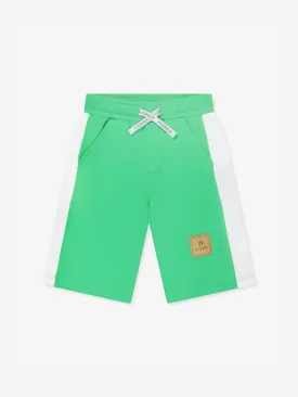 Aigner Boys Logo Bermuda Shorts in Green