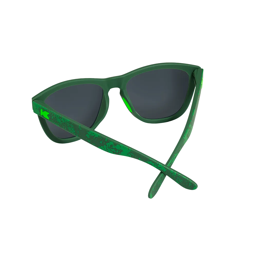 AllTrails × Knockaround Premiums Sport Sunglasses - Mirrored Green Lenses