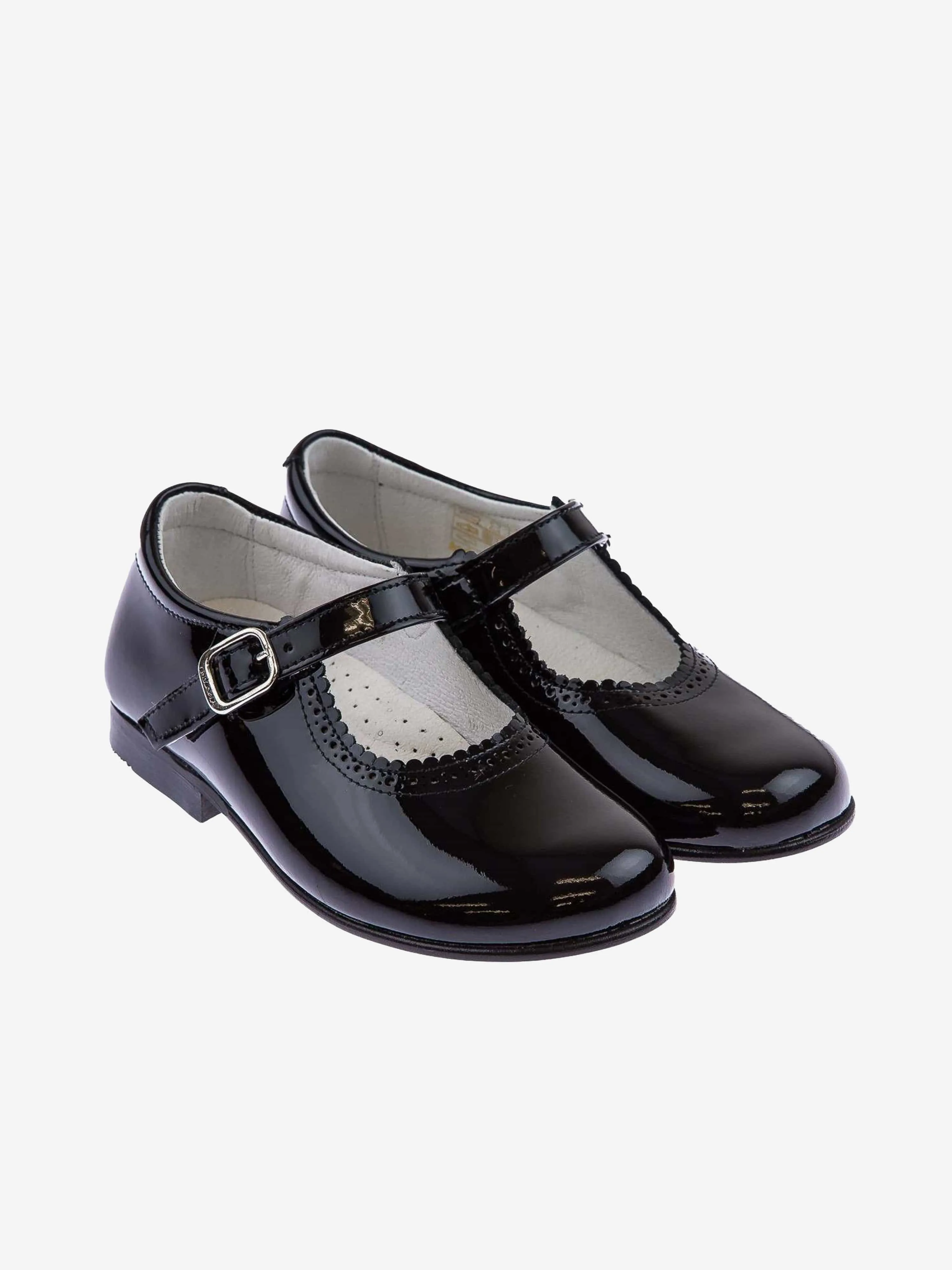 Andanines Girls Mary Jane Shoes in Black