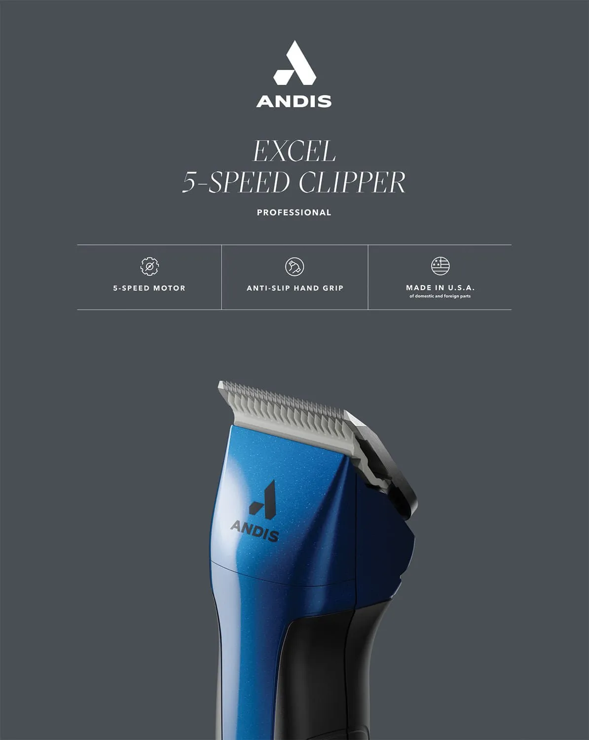 Andis ProClip Excel 5-Speed Clippers