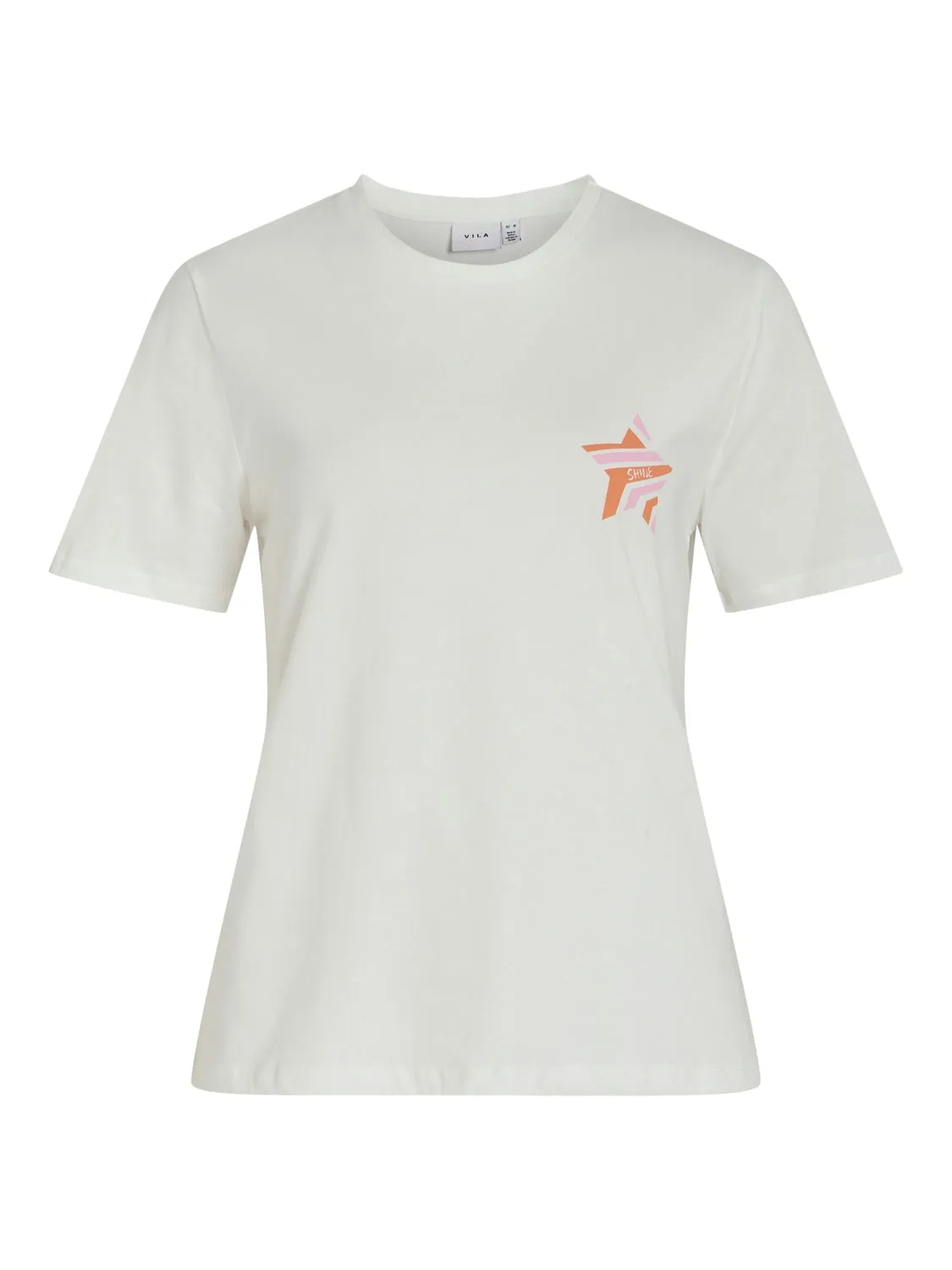 Ava T-Shirt (White/Pink/Orange Shine)