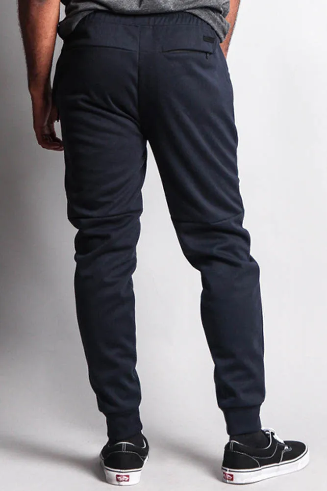 Basic Tech Sweat Pants with Contrasting Zippers