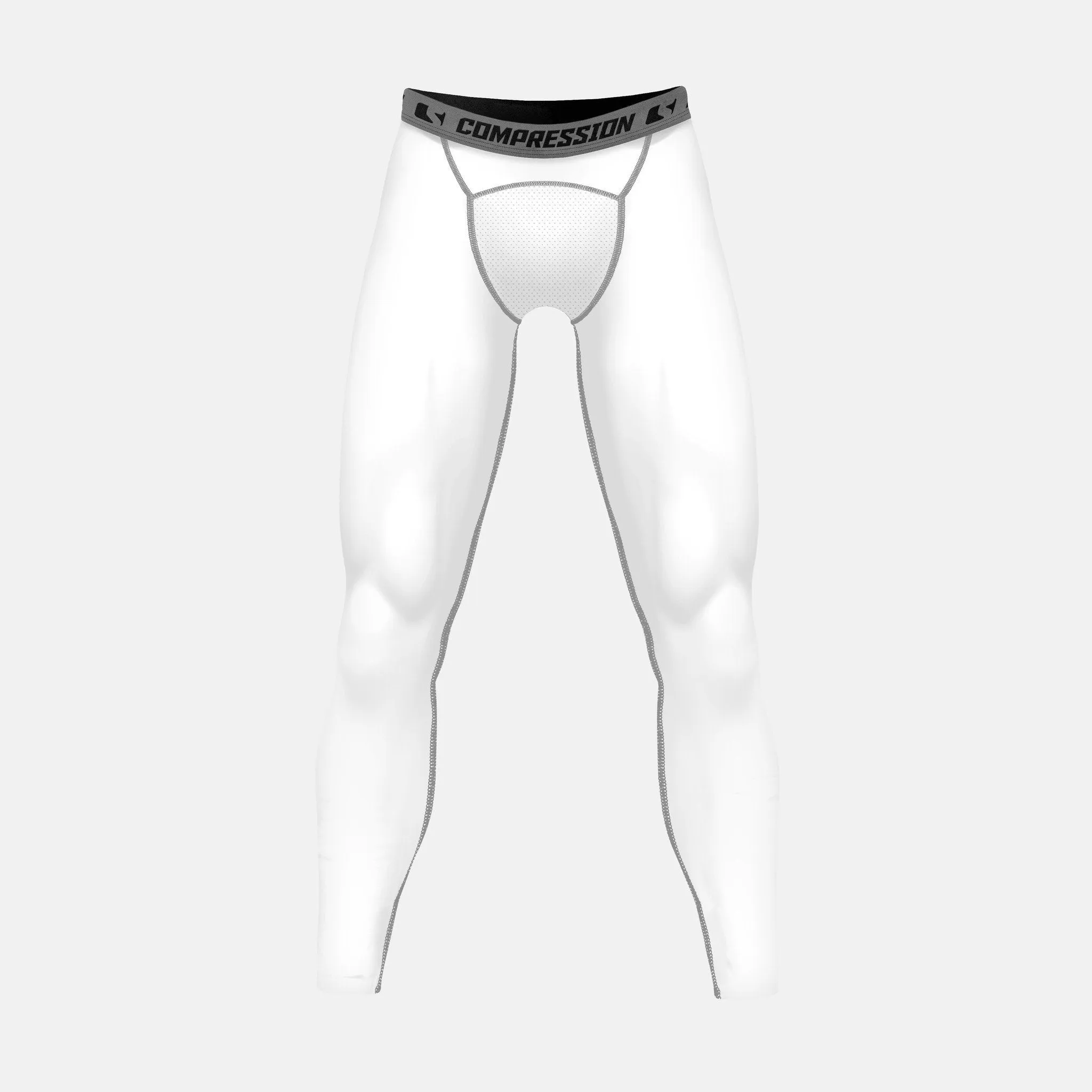 Basic White Solid compression tights / leggings