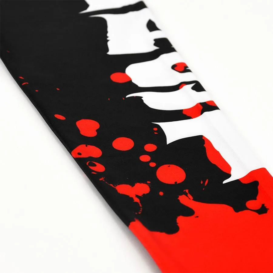 Beast Red and Black compression tights / leggings