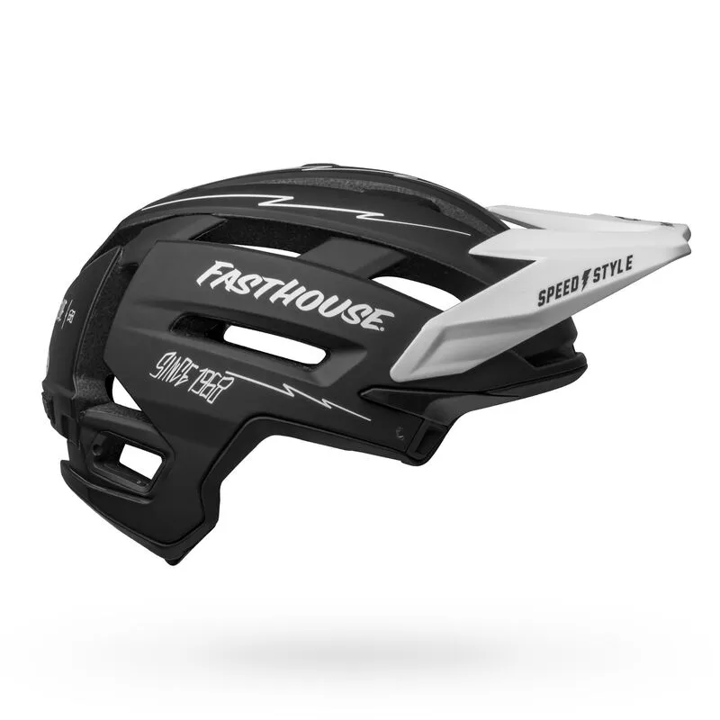 Bell Super Air Spherical MTB Helmet - Matt Black-White