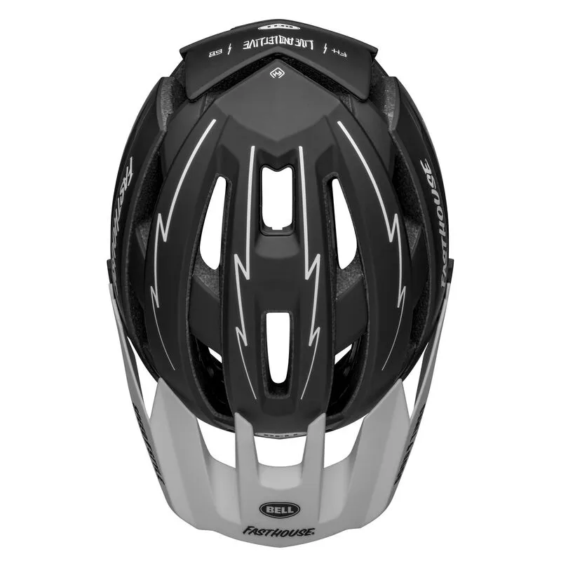 Bell Super Air Spherical MTB Helmet - Matt Black-White