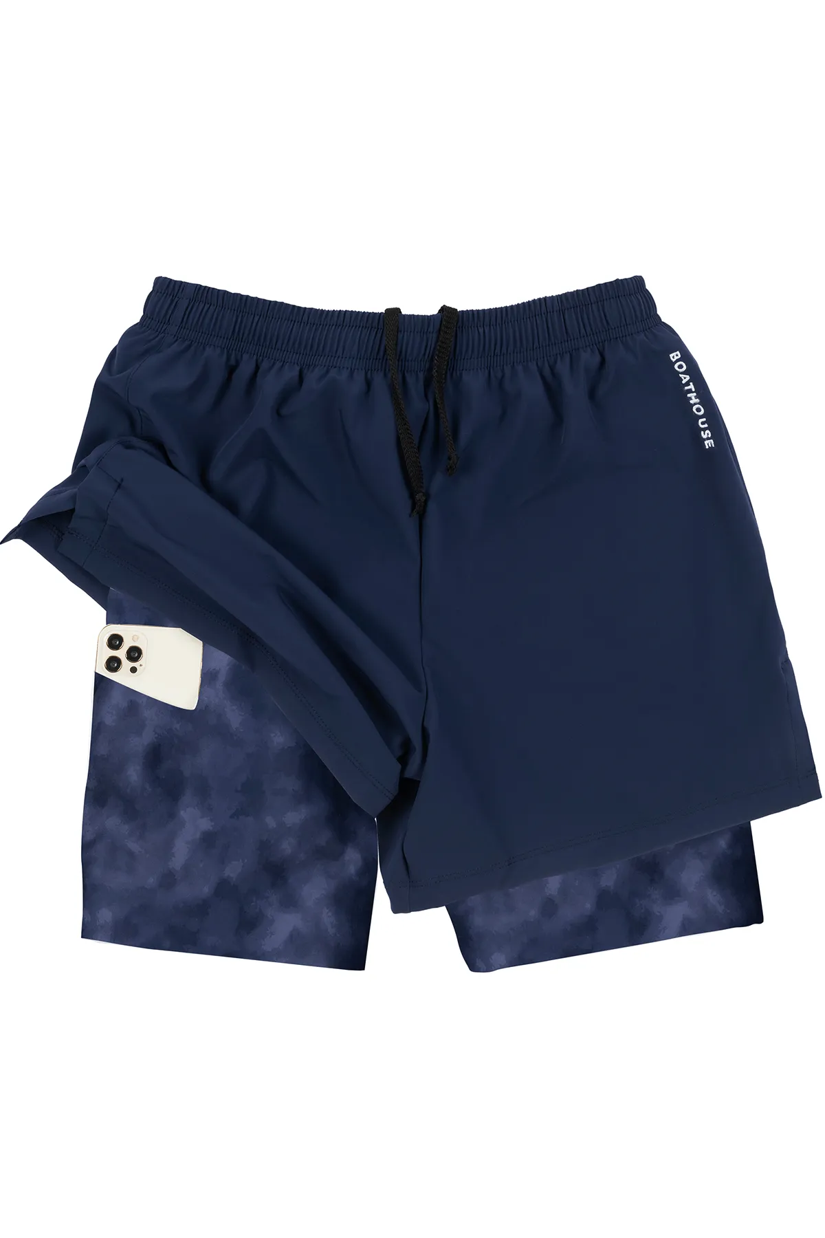 BOATHOUSE Men's Double Layer Training Shorts