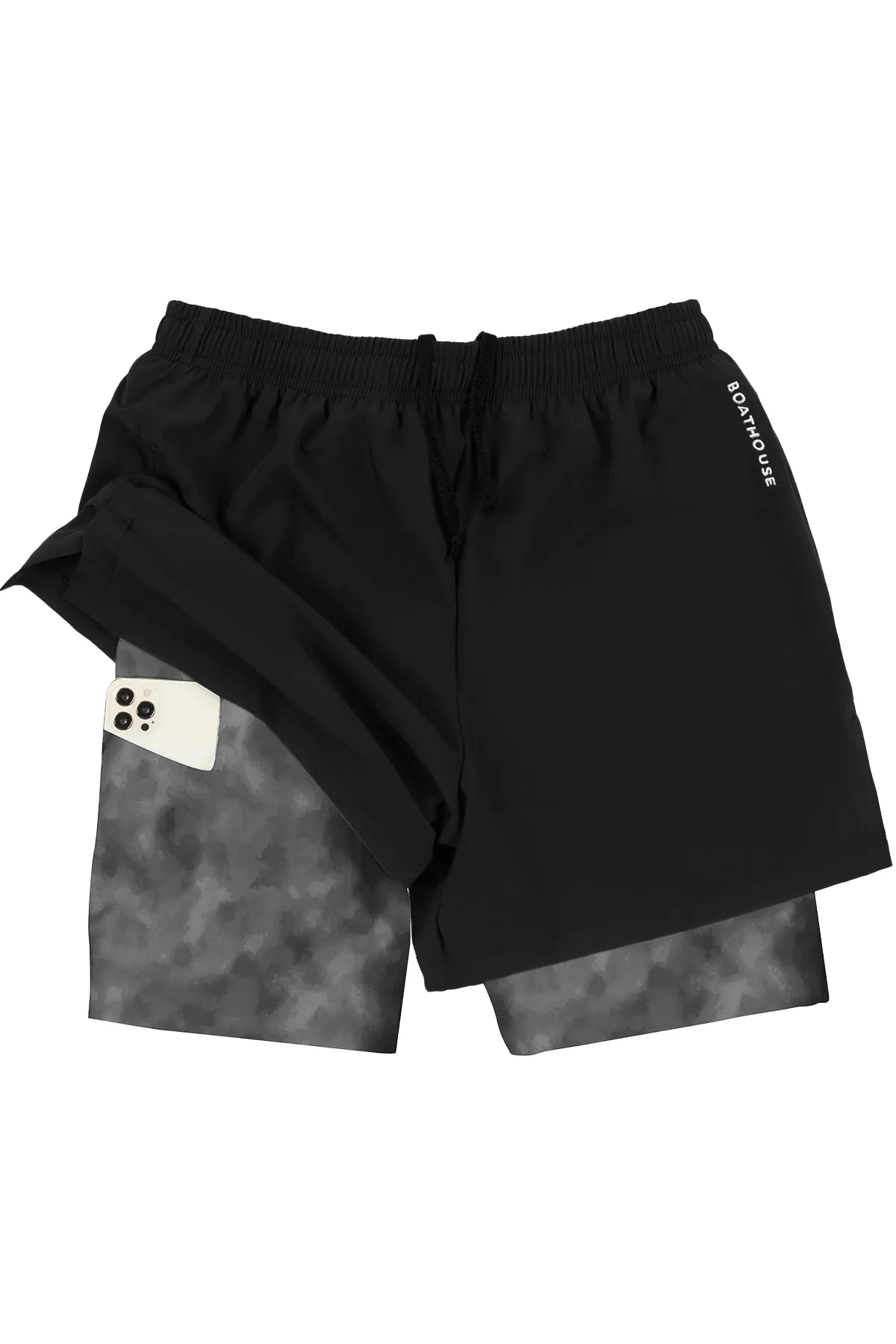 BOATHOUSE Men's Double Layer Training Shorts