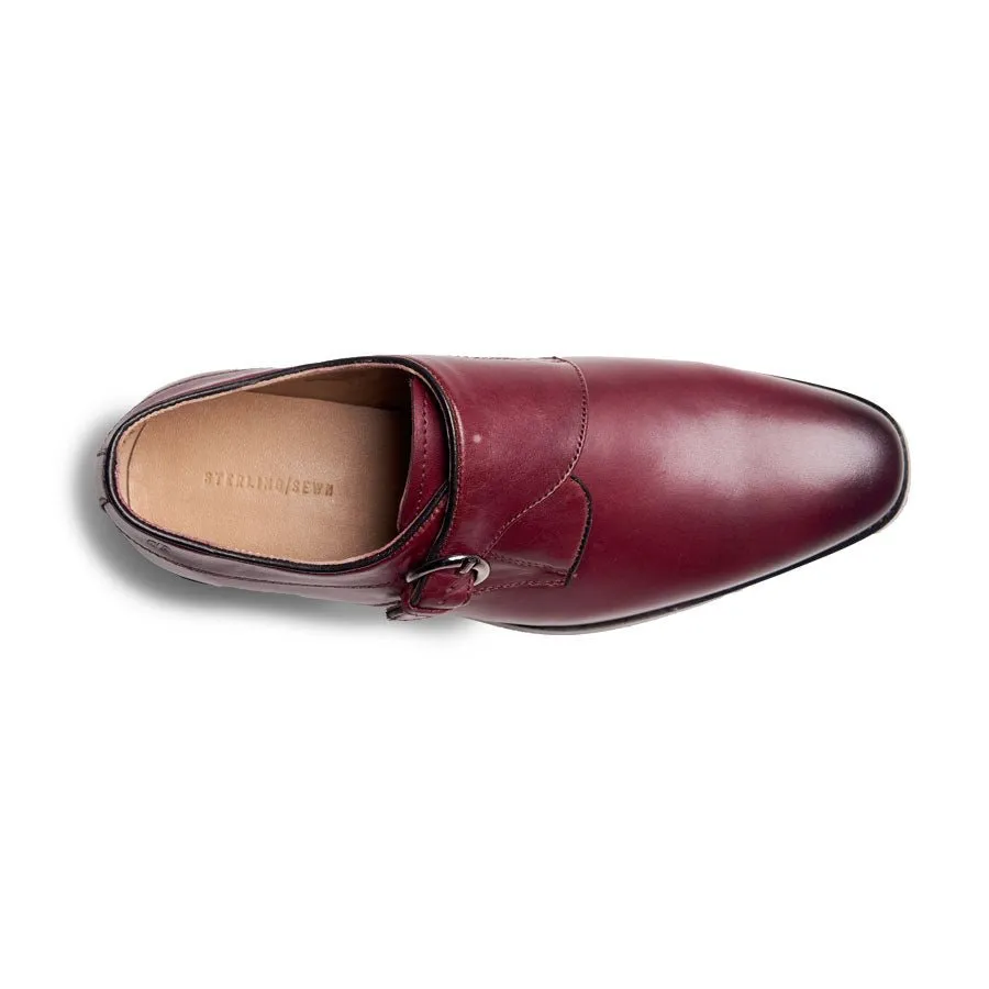 Bordeaux Monk Strap