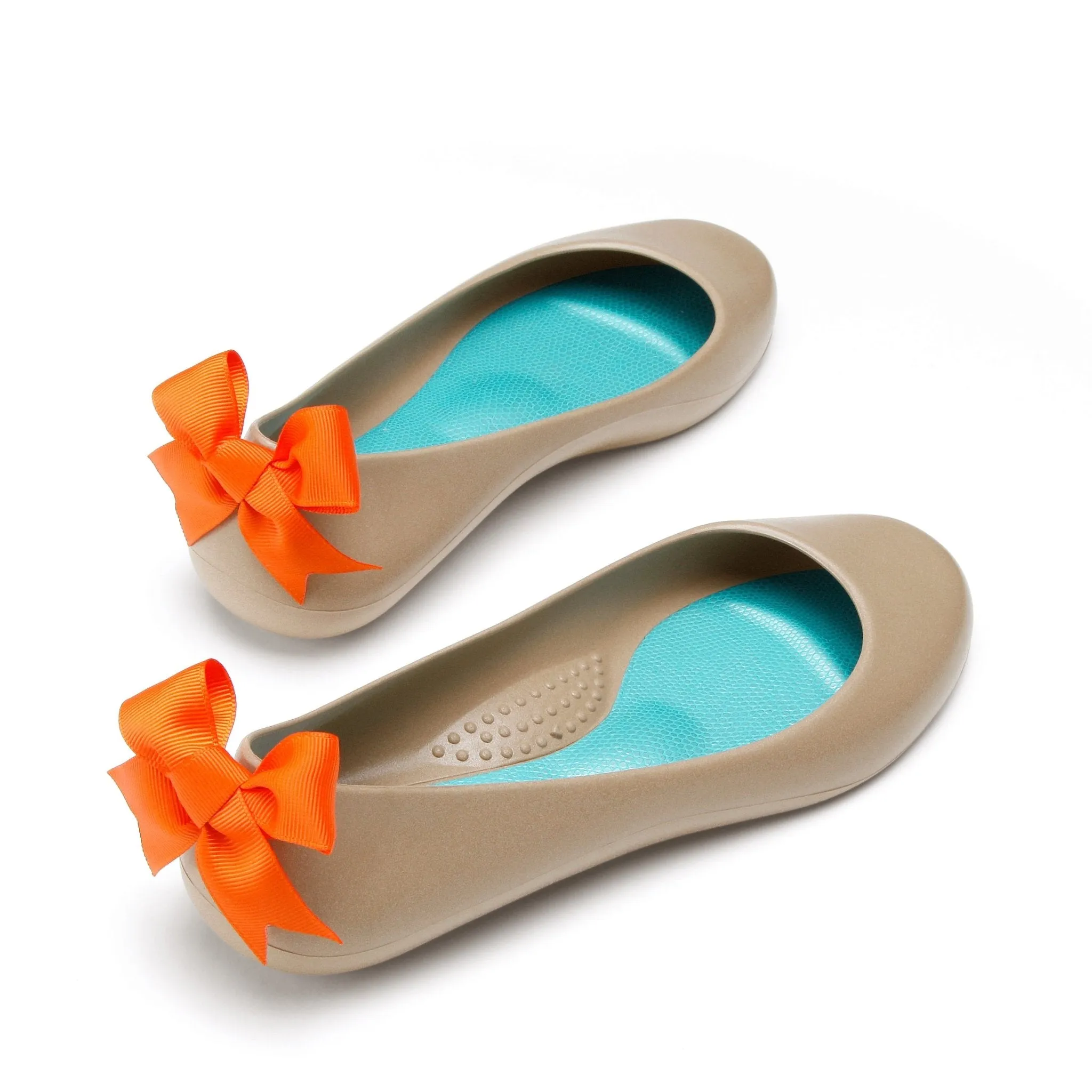 Bow Ballet Flats, Matte Chai Shoe