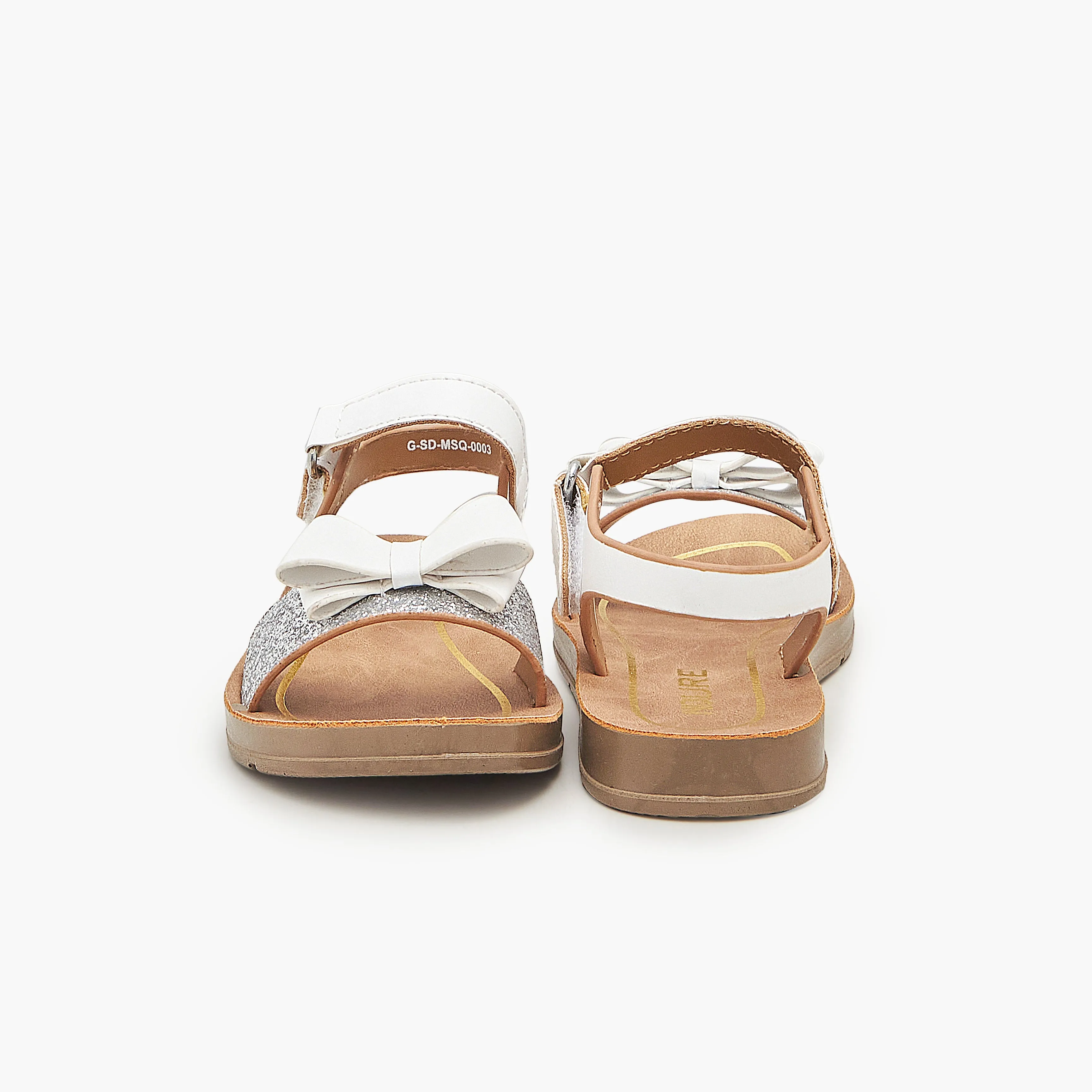 Bowed Girls Sandals