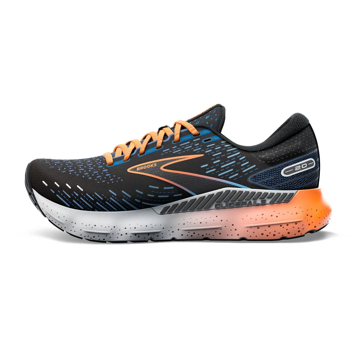 Brooks Glycerin GTS 20 (Mens) - Black/Classic Blue/Orange