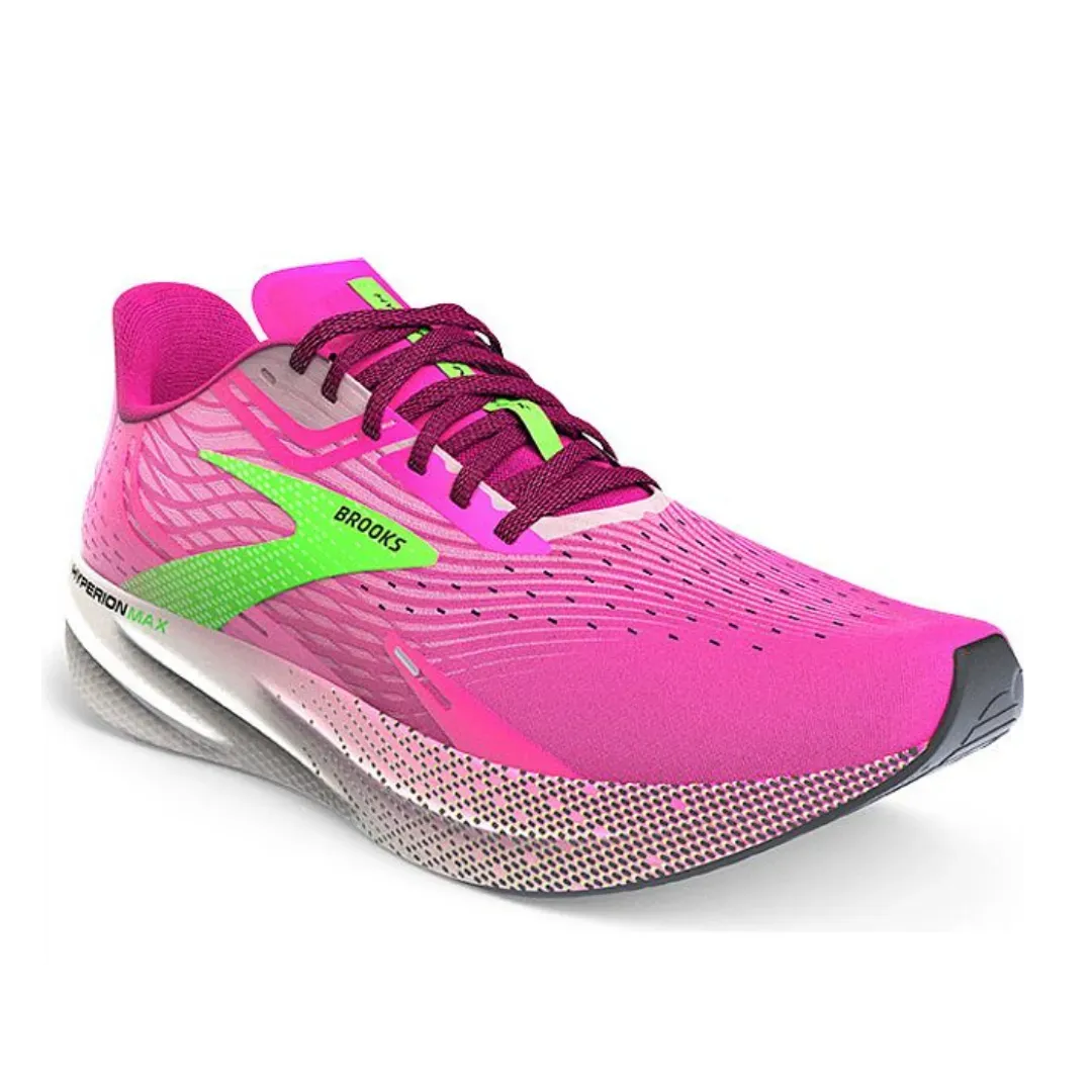 Brooks Women's Hyperion Max - Pink Glo/Green/Black