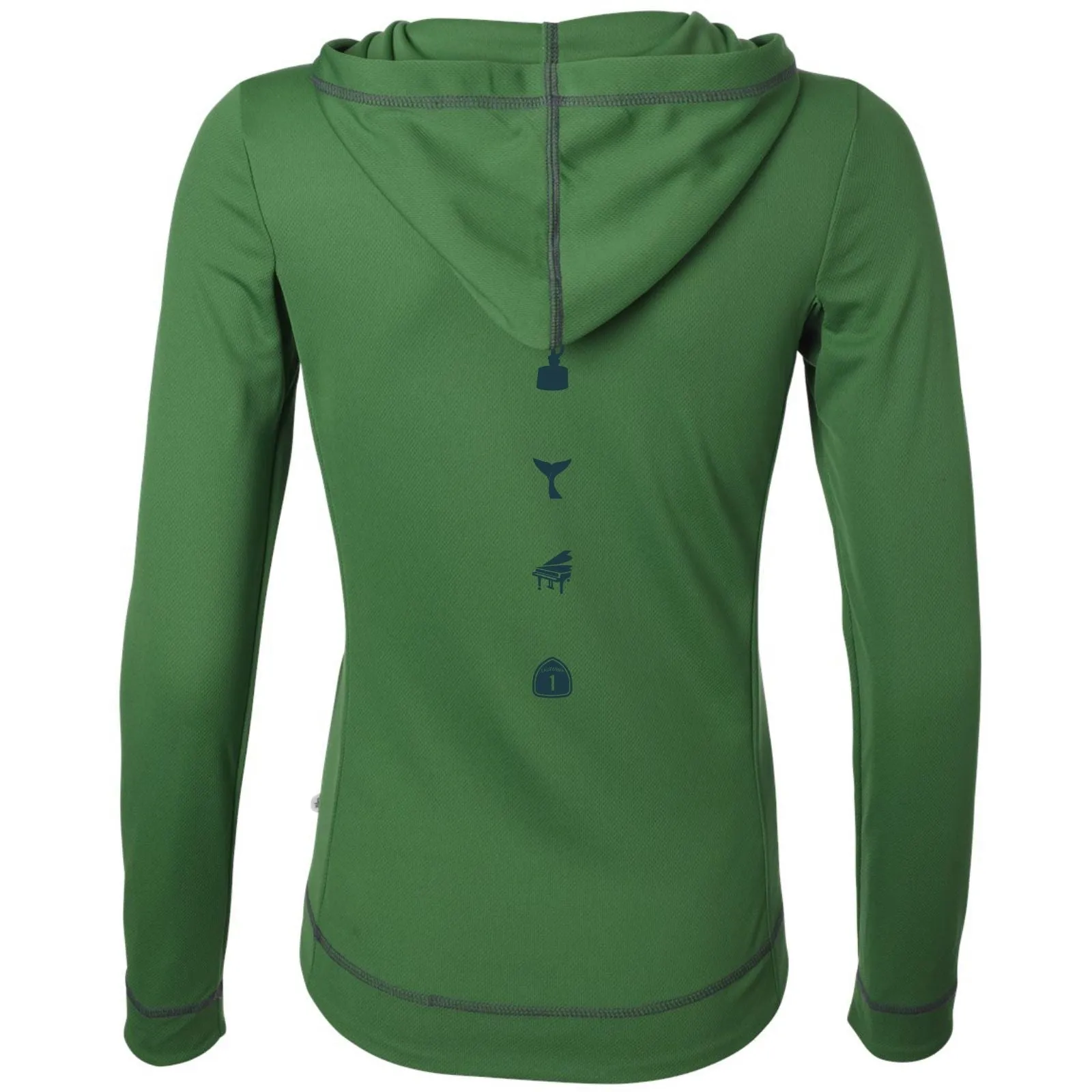 BSIM Women's Tech 1/2 Zip Hoody -Leaf- LCP