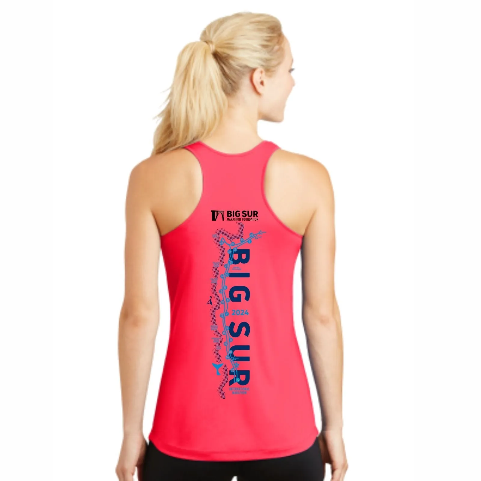 BSIM Women's Tech Singlet -Hot Coral- 2024 Finisher