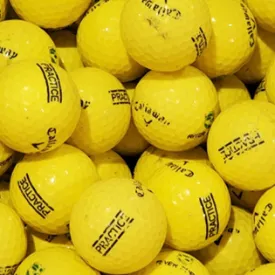 Bulk Callaway Yellow Practice Range Balls