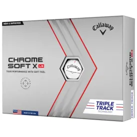 Callaway Balles Chrome Soft X LS Triple Track (boite de 12)