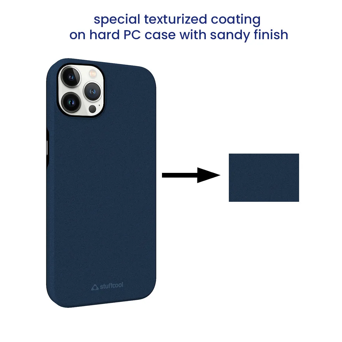 Camel Textured & Hard Case for iPhone 13 Pro