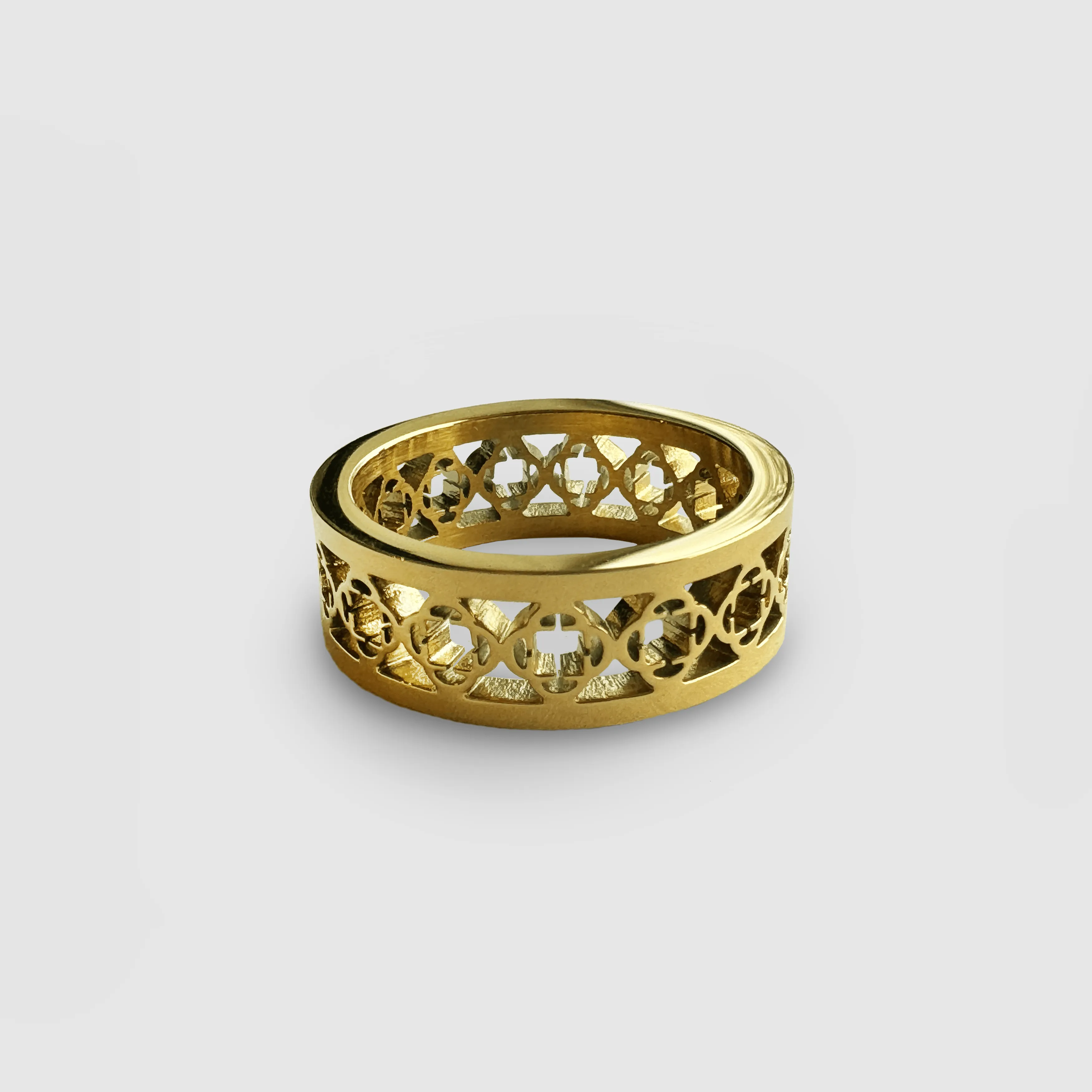 Clover Band Ring (Gold)