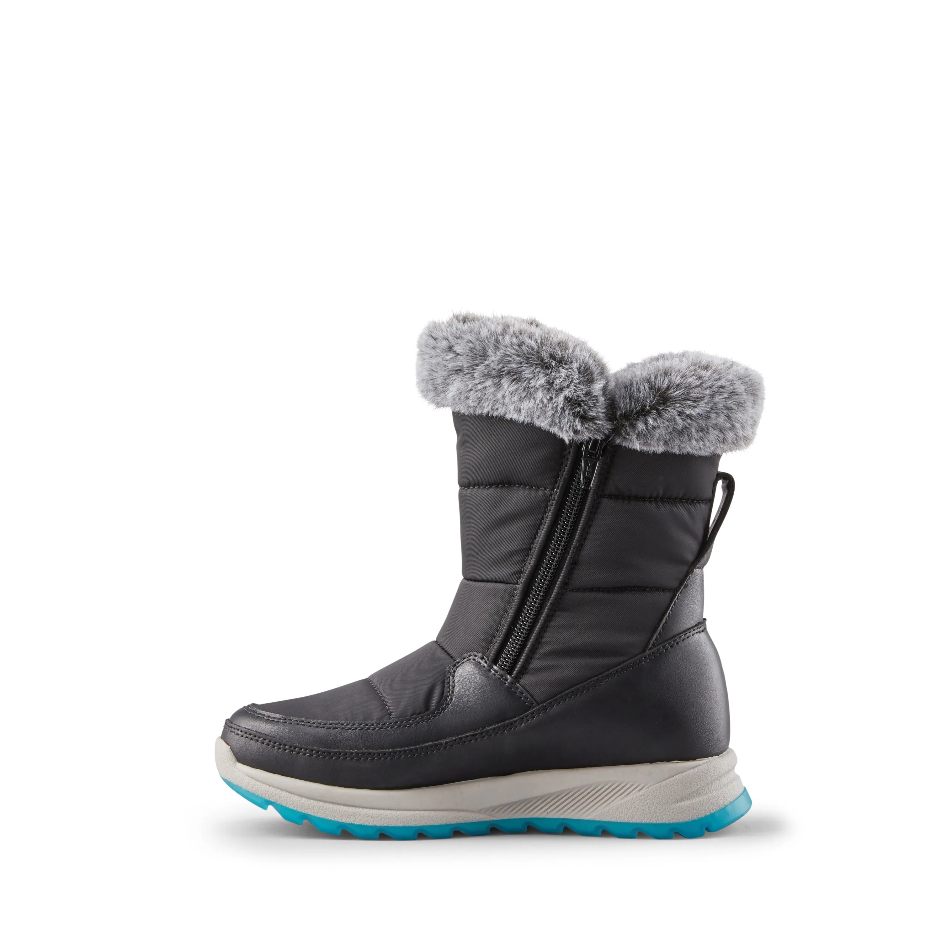 Cougar Starla Kid's Nylon Black/Teal Winter Boot