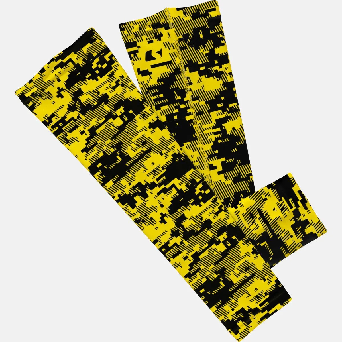 Digital ultra camo yellow black arm sleeve