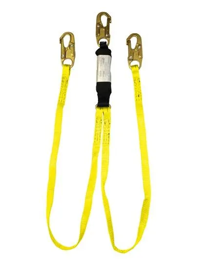 EA Lanyard - 4, 5, or 6 ft. Twin Leg, Zorber Pack, Select Connectors