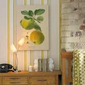 Eaton Stripe Olive Wallpaper