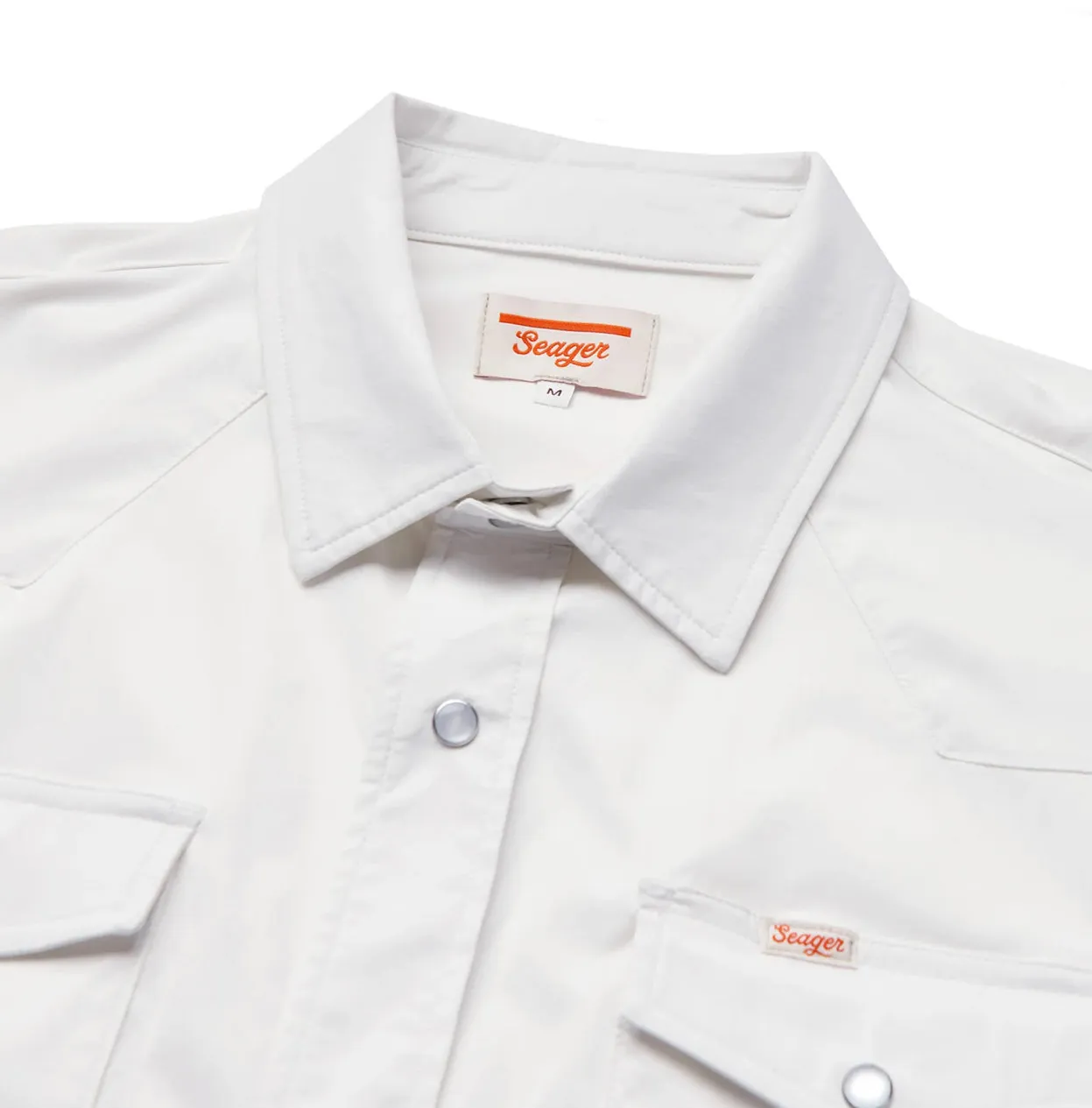 El Ranchero Vintage White Pearl S/S Snap Shirt