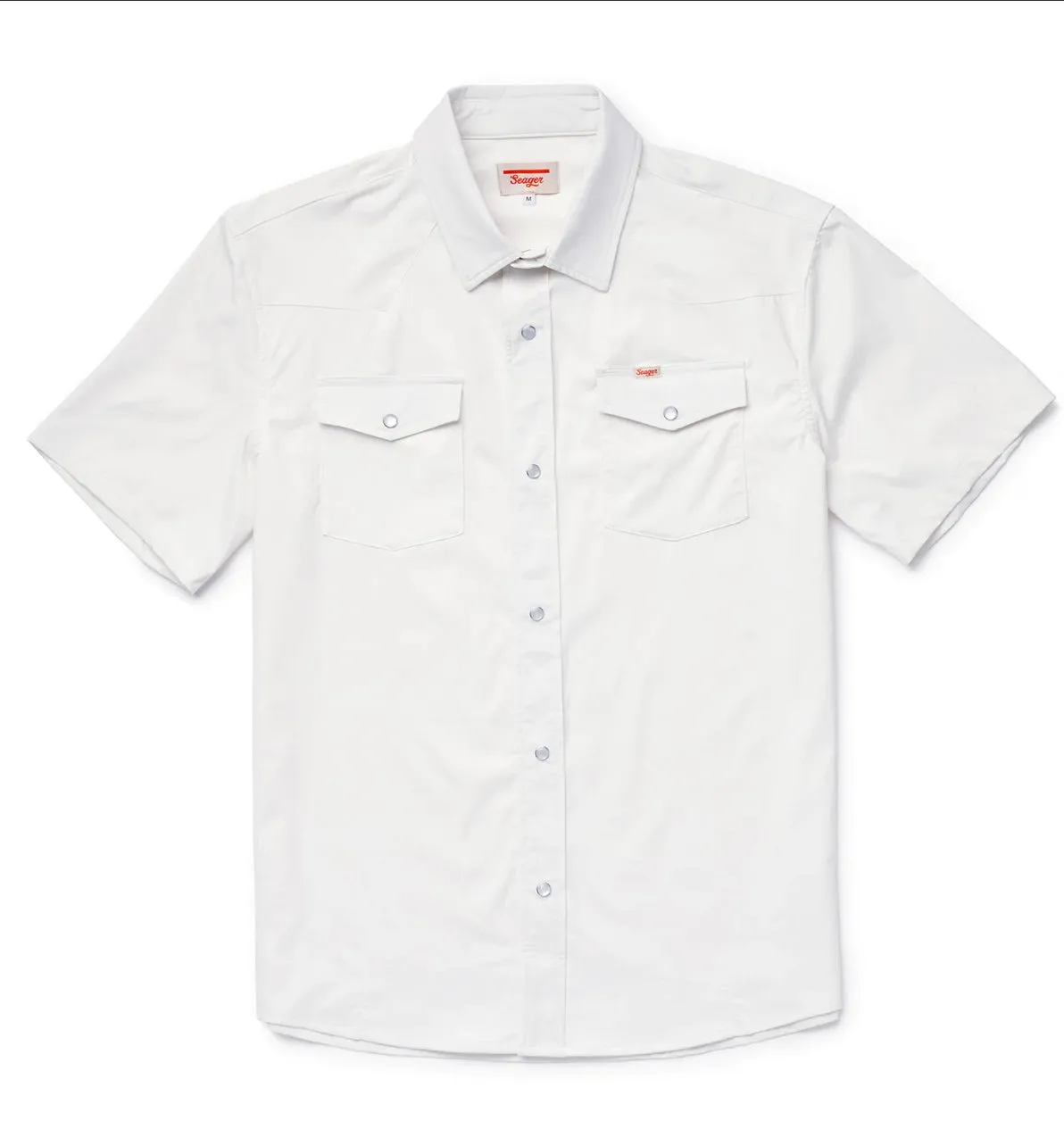 El Ranchero Vintage White Pearl S/S Snap Shirt