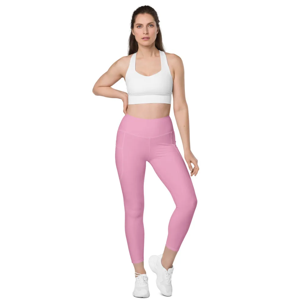 ELEVATED ESSENTIALS, THE PERFECT SIDE POCKET LEGGING PRETTY PINK