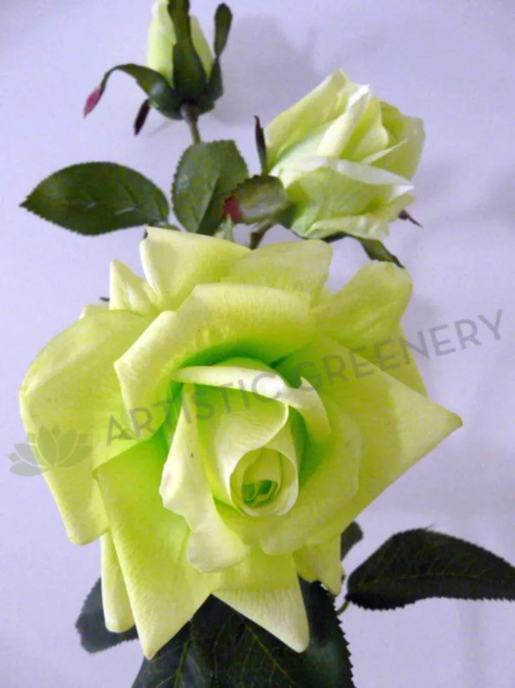 F0066 Real Touch Rose Spray 88cm Available 11 Colours