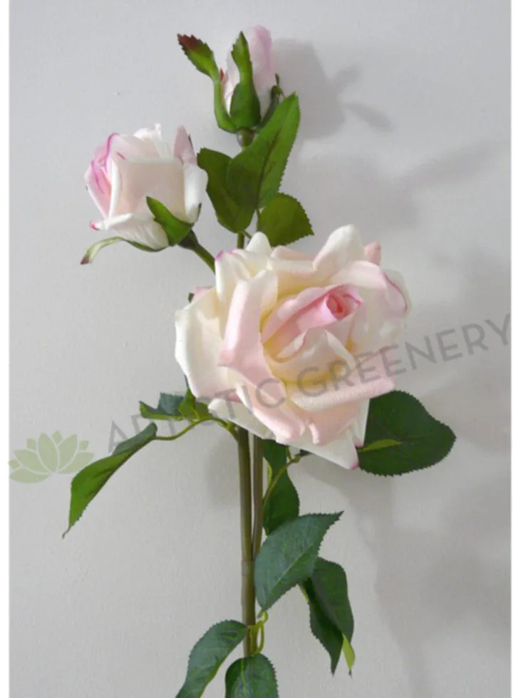 F0066 Real Touch Rose Spray 88cm Available 11 Colours