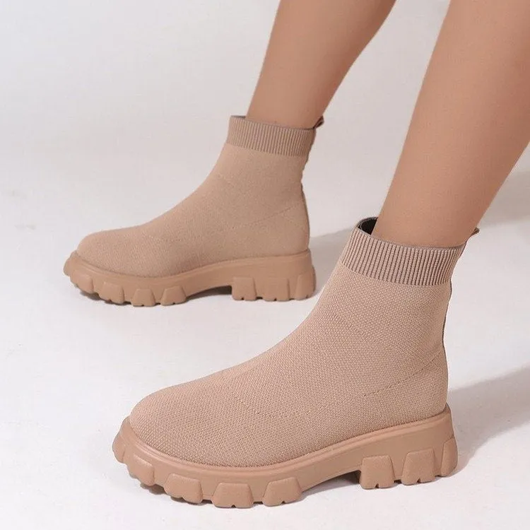 Fashion Low Heel Boots