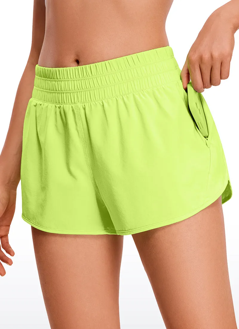 Feathery-Fit Soft High Rise Lined Shorts 2.5''