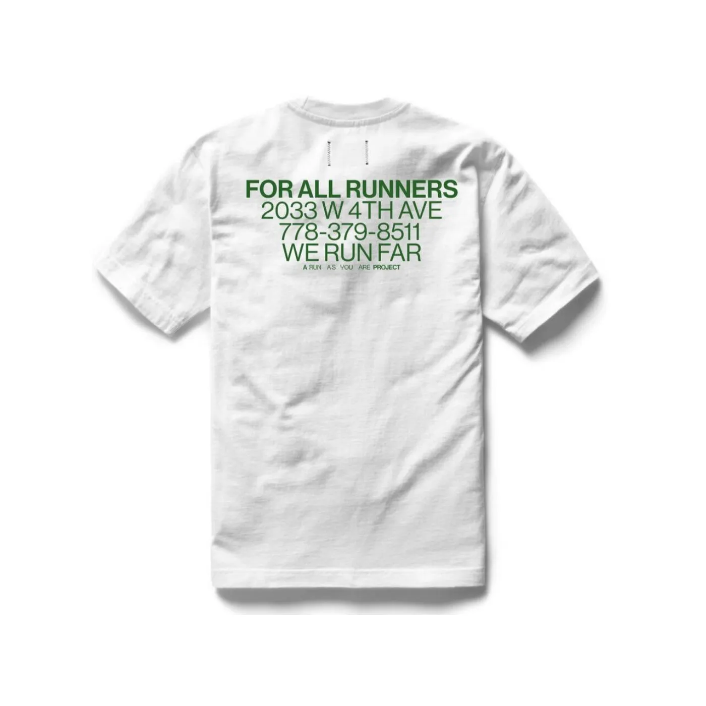 For All Runners Tee - Reigning Champ | White