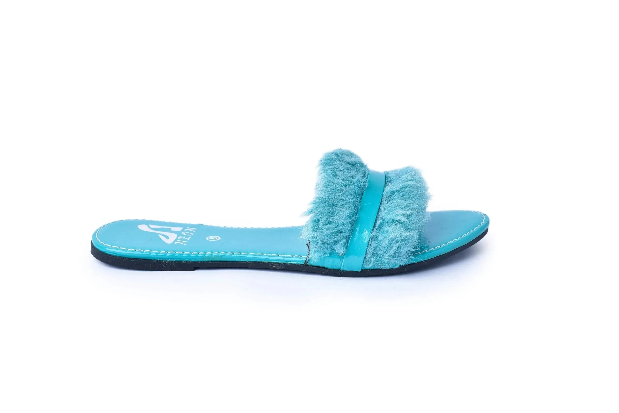 FUR FLAT SLIDERS