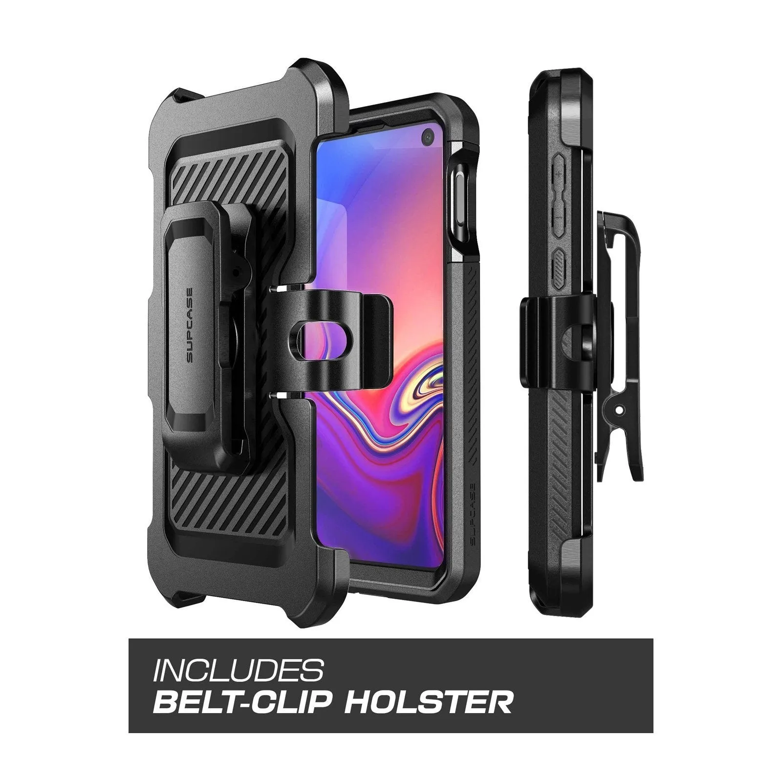 Galaxy S10e Unicorn Beetle Pro Full Body Rugged Holster Case-Black