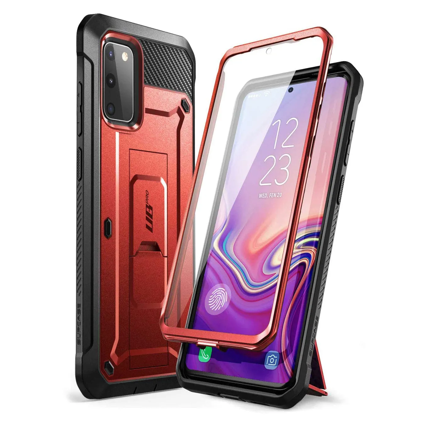 Galaxy S20 FE Unicorn Beetle Pro Rugged Case(open box)-Metallic Red