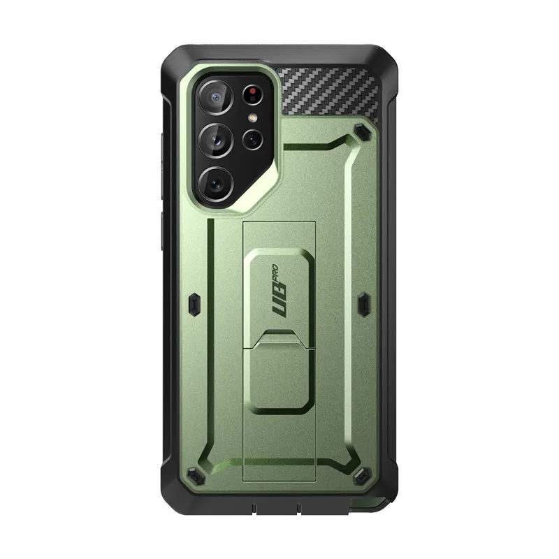 Galaxy S22 Ultra Unicorn Beetle PRO Rugged Case-Dark Green