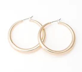 Gold Hoops - 42mm