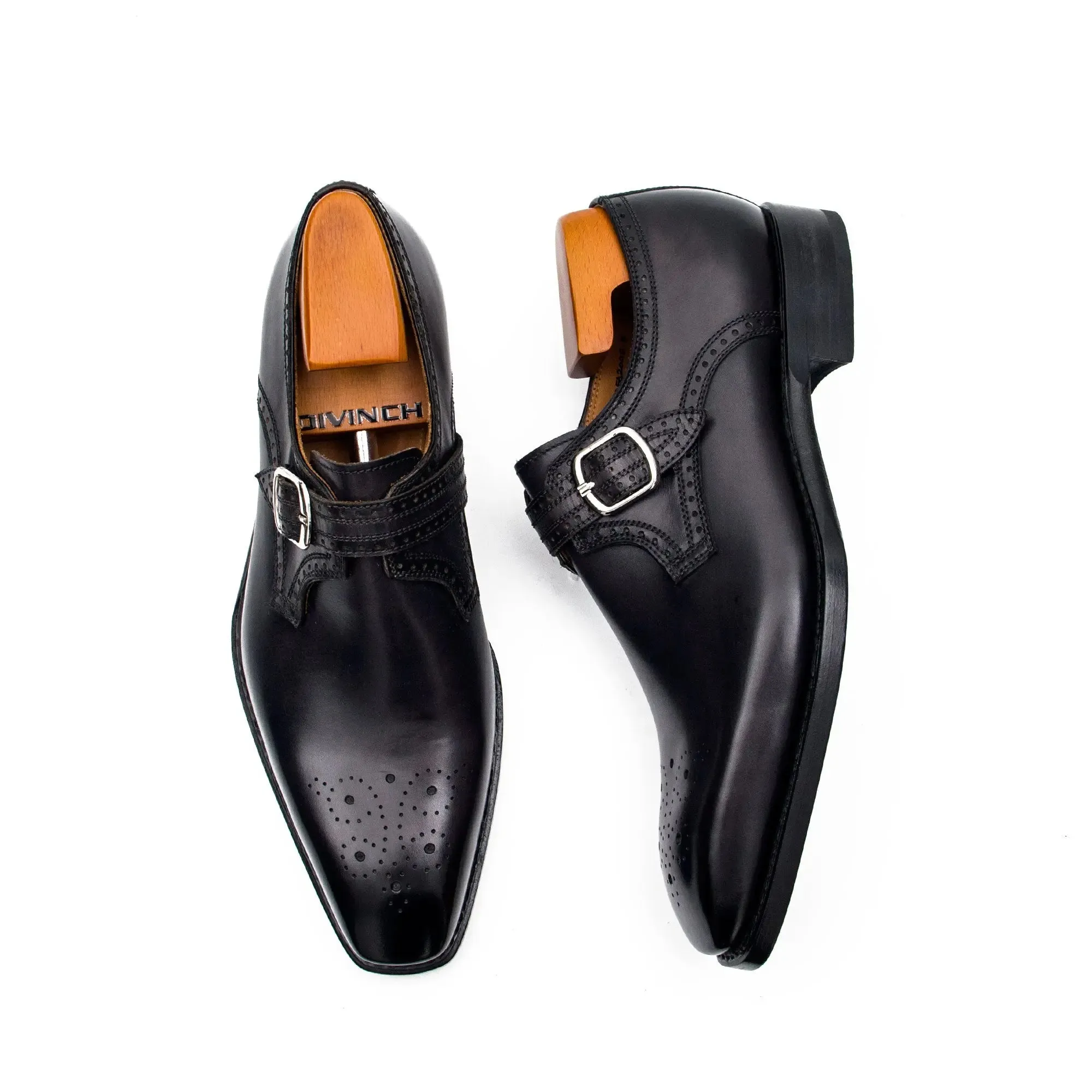 Goodyear Welted Monk Strap Shoes