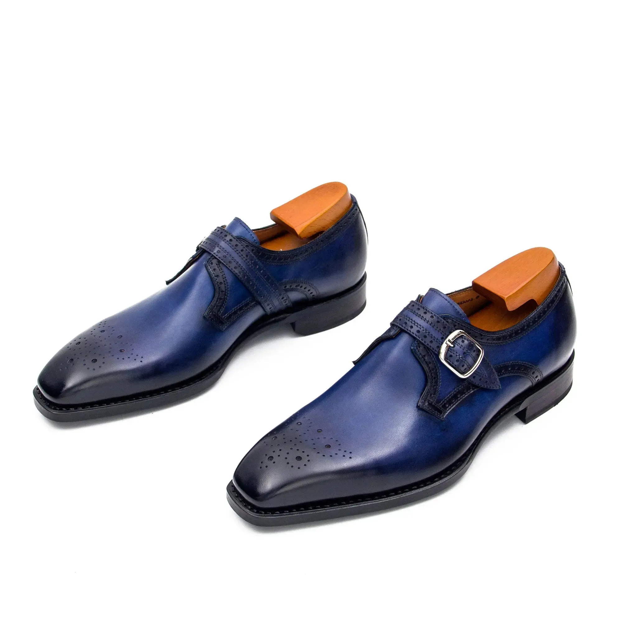 Goodyear Welted Monk Strap Shoes