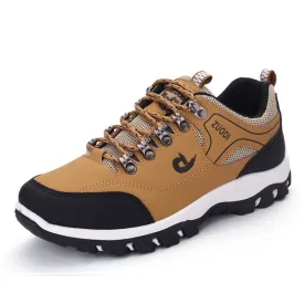 GroovyWish Men Orthopedic Shoes Anti-collision Anti-slip Rubber Hiking Sneakers