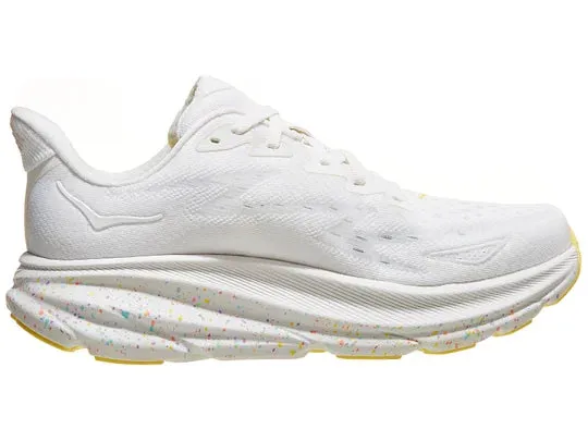 Hoka | Clifton 9 | Women's | White/Lemonade