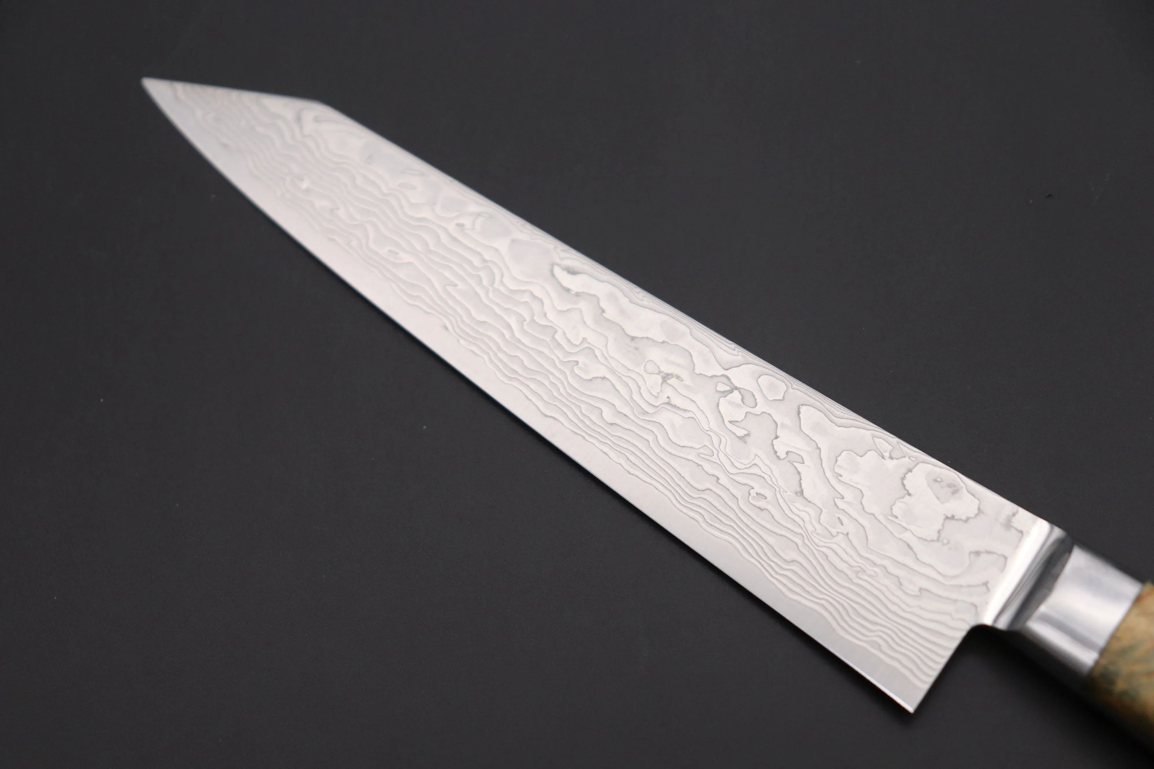 JCK Original Kagayaki Grand Canyon R-2 White & Silver Damascus Series GCYU-21 Kiritsuke Petty 145mm (5.7 Inch)